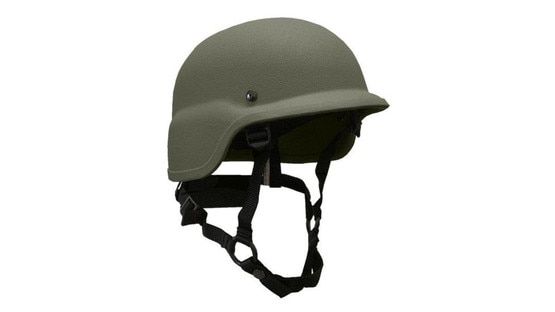 OD Green USI PASGT Style Ballistic omega harness Helmet features an NIJ Level IIIA rating and impact protection